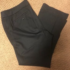 Ann Taylor Loft Curvy black trousers size 14